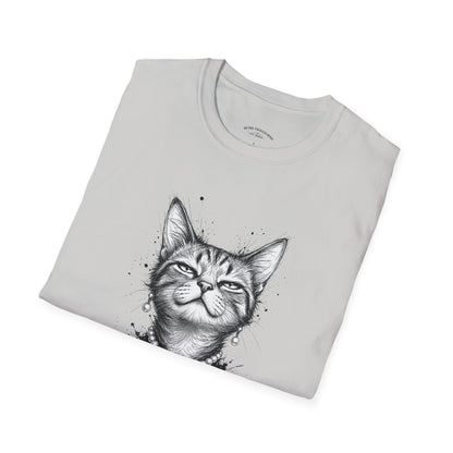 Cat T-Shirt — 'I Know I’m Fabulous' Cute Smiling Cat Graphic Tee