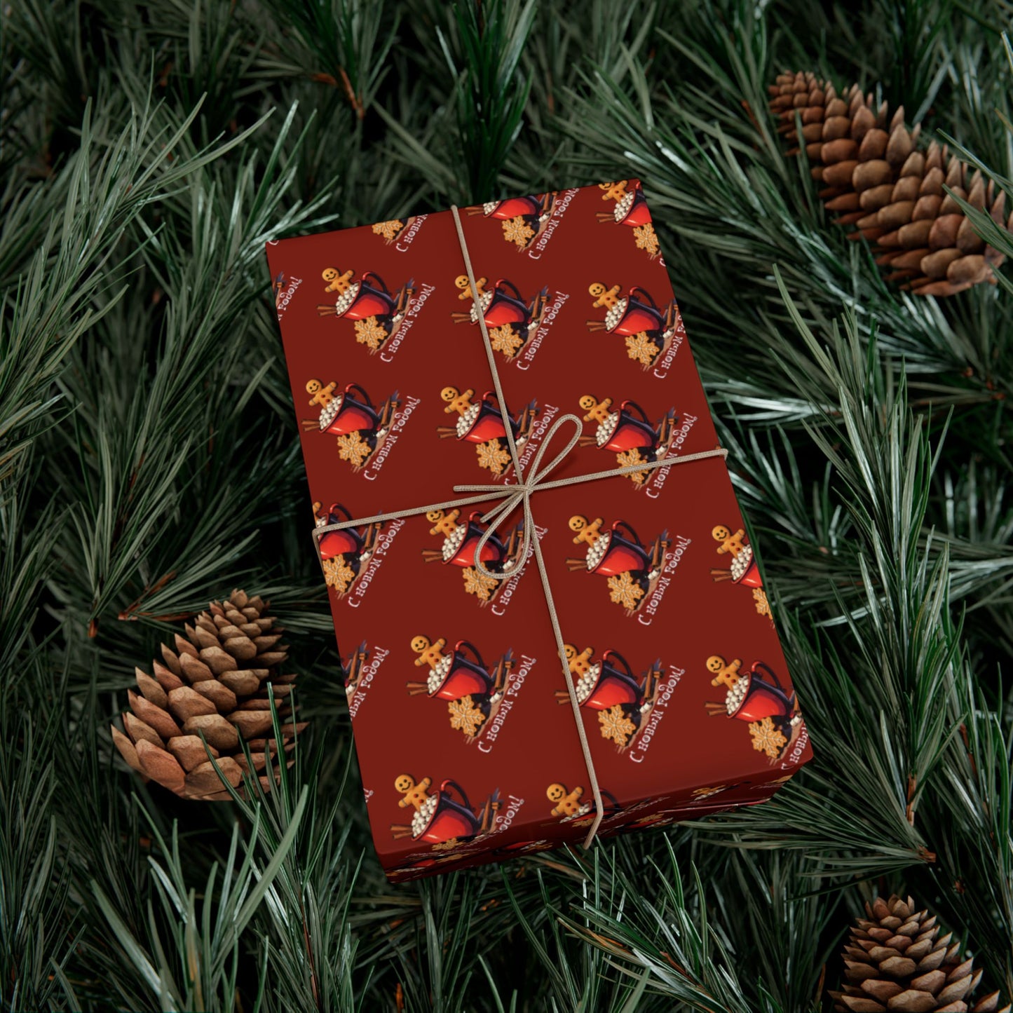 Gift Wrap Paper — ginger bread Pattern Wrapping Paper
