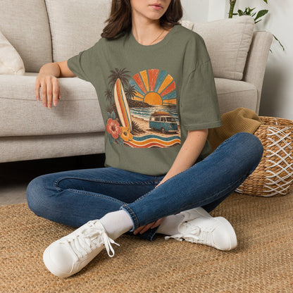 Retro Surf Sunset T-Shirt