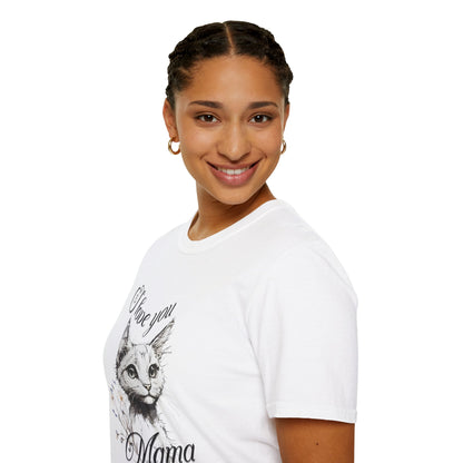 Mama Cat Love Unisex T-Shirt - Perfect Gift for Mother's Day,cat