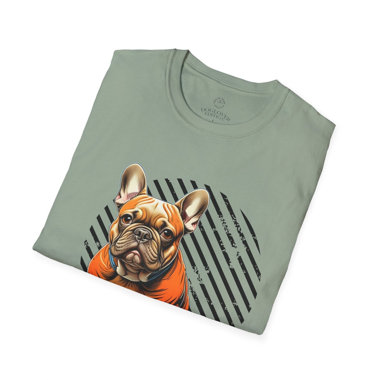 Pure Love French Bulldog Unisex Softstyle T-Shirt