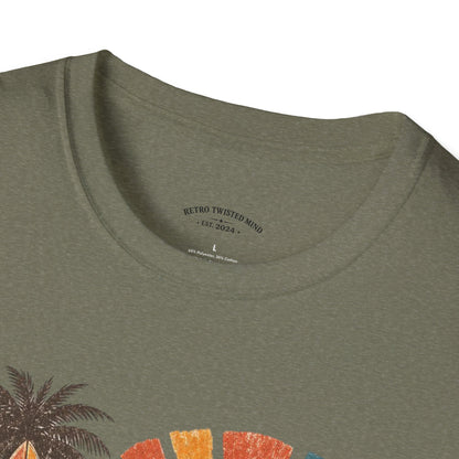 Retro Surf Sunset T-Shirt