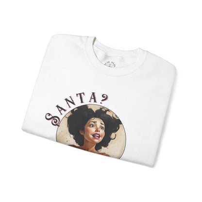 Funny Cookie Lover Sweatshirt - Retro Design - Santa? Christmas
