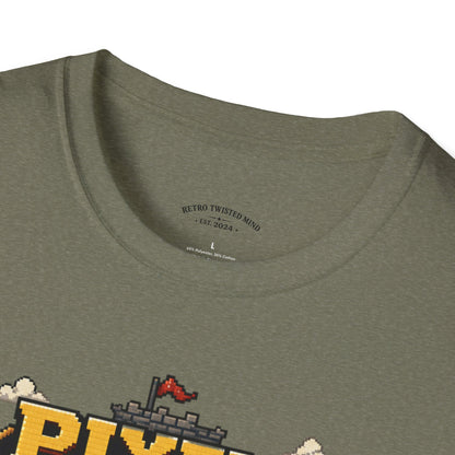 Pixels Built Legends T‑Shirt — Retro Gaming Nostalgia Tee
