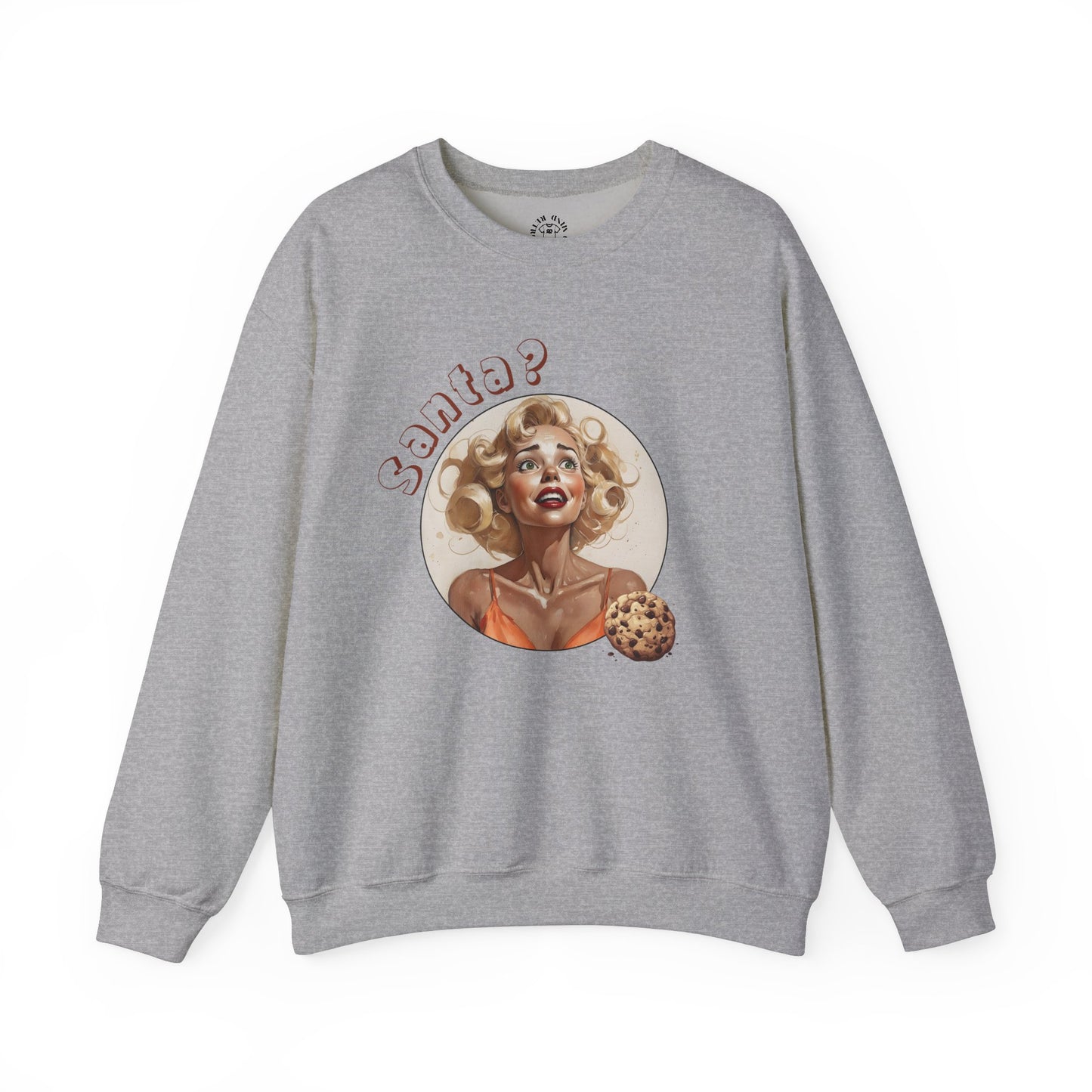 Funny Cookie Lover Sweatshirt - Retro Design - Santa? Christmas