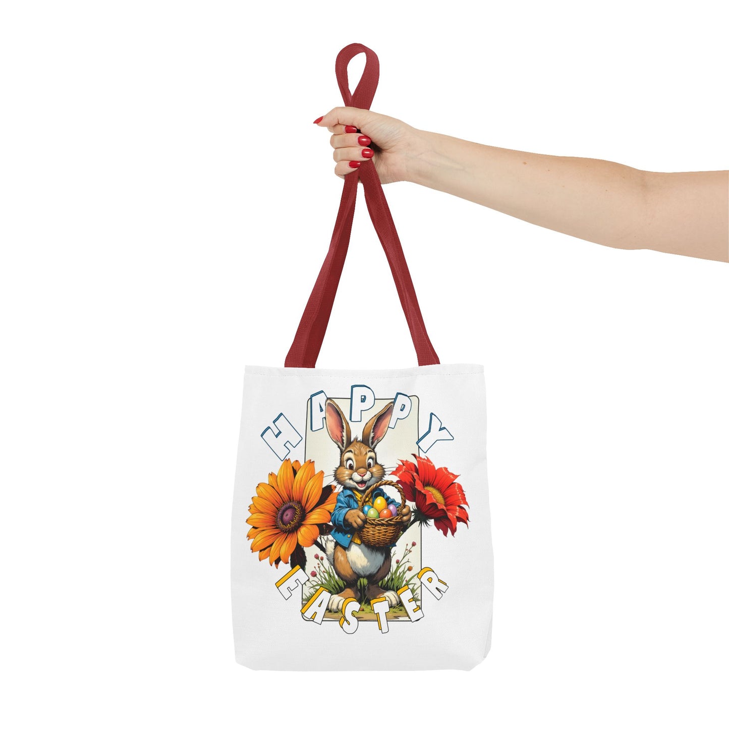 Happy Easter Bunny Tote Bag - Perfect Spring Accessory, Easter bunny