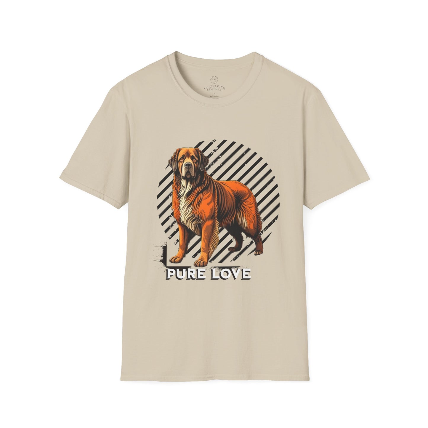 Pure Love Dog Unisex Softstyle T-Shirt - Perfect Gift for Pet Lovers