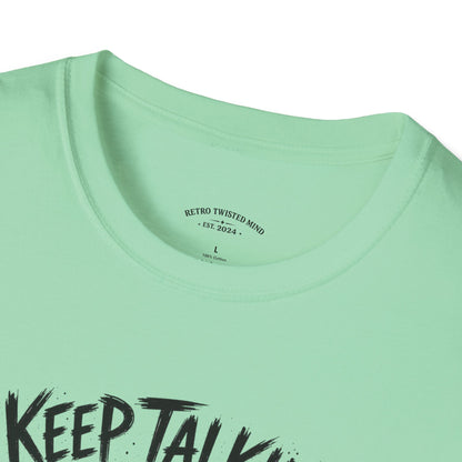 Keep Talking, I'm Judging Cat T-Shirt — Funny Grumpy Cat Graphic Tee
