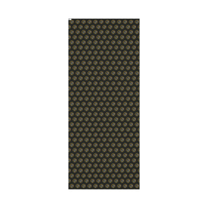 Christmas Wreath Gift Wrap Paper — Dark Holiday Wrapping Paper (Pack)