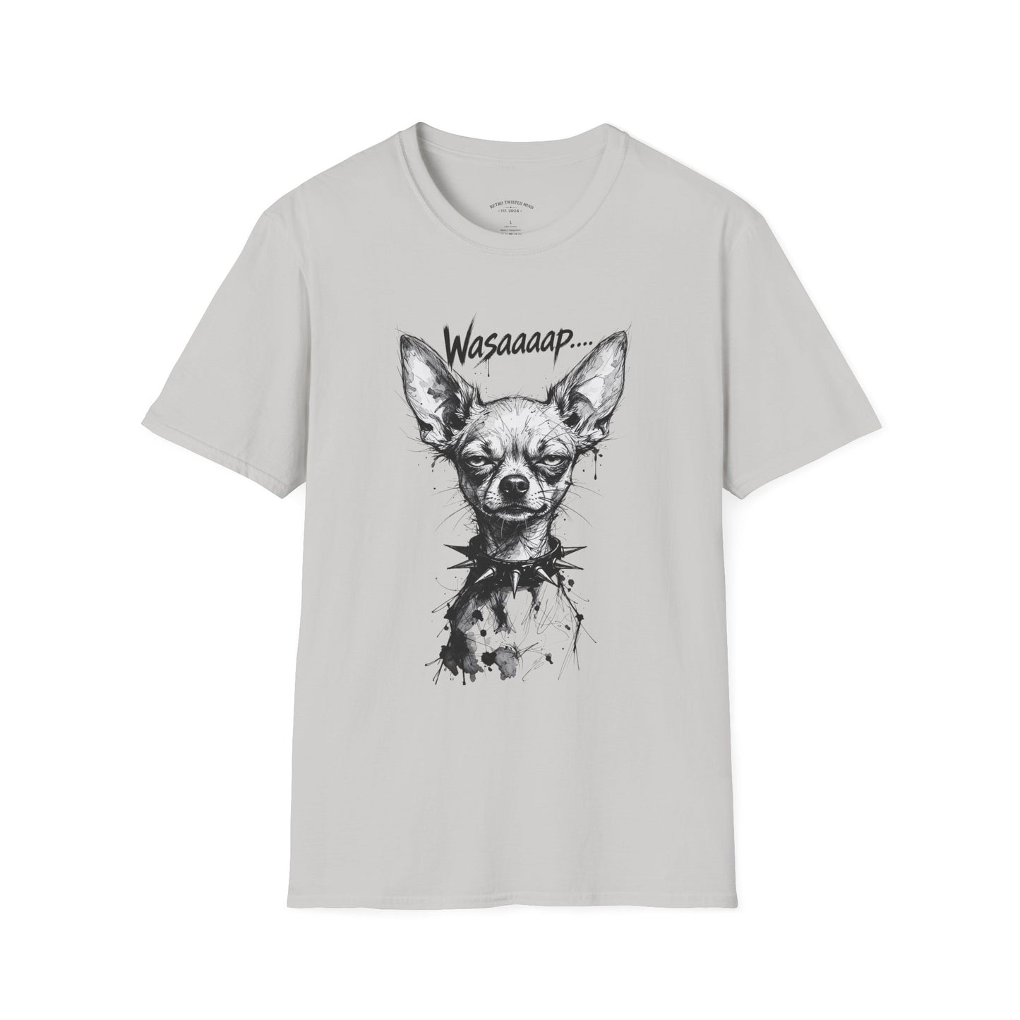 Chihuahua 'Wasaaaap' Graphic T-Shirt — Funny Dog Tee for Pet Lovers