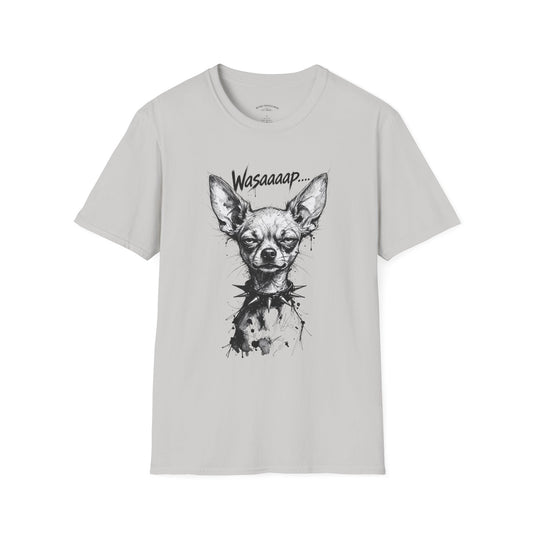 Chihuahua 'Wasaaaap' Graphic T-Shirt — Funny Dog Tee for Pet Lovers