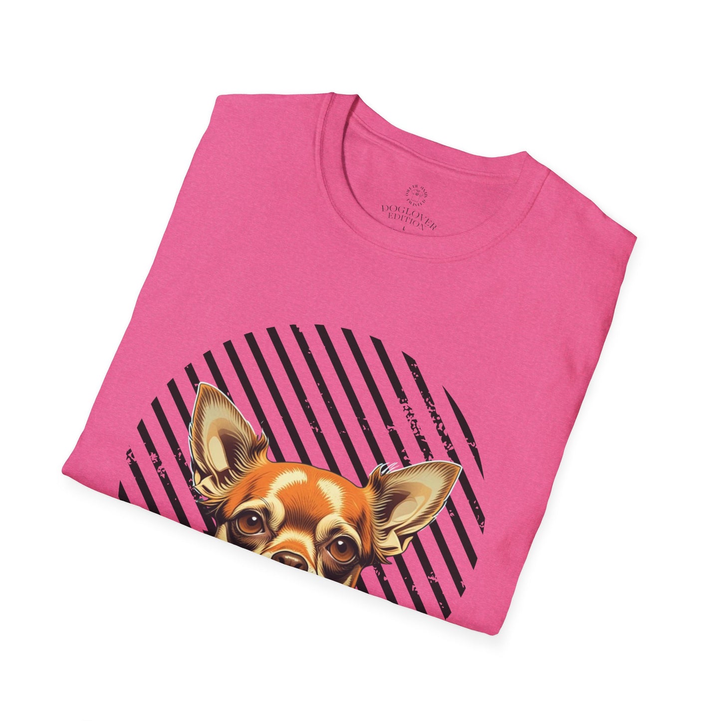 Dog Lover's Pure Love Unisex T-Shirt | Vibrant Orange Dog Design