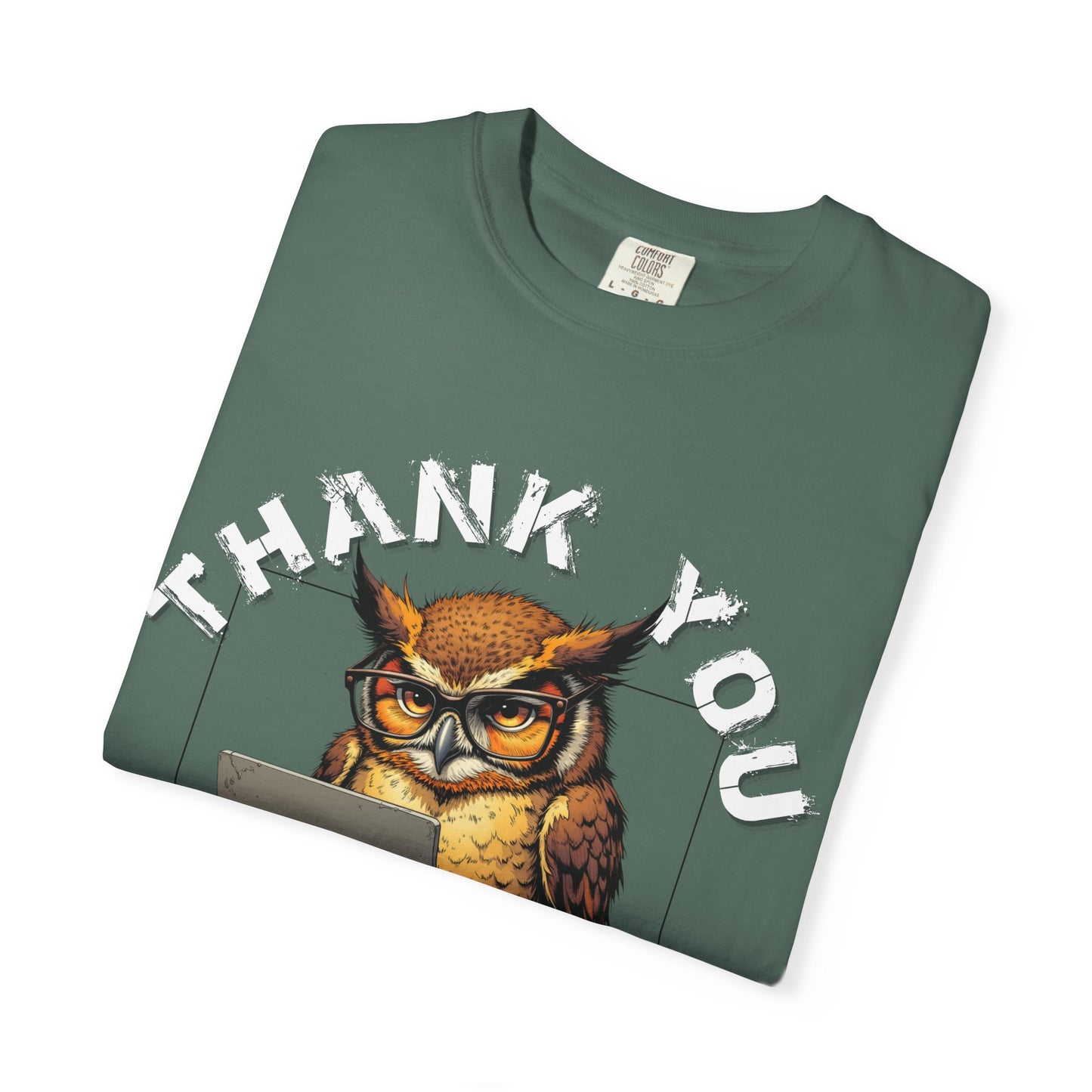 Owl 'Thank You, Not Interested' Graphic T-Shirt