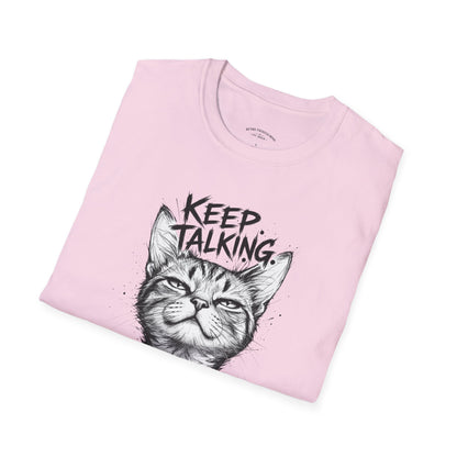 Keep Talking I'm Taking Notes Cat T‑Shirt