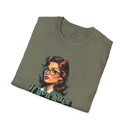 Retro Inspired 'Say Nothin' Unisex Softstyle T-Shirt,twisted