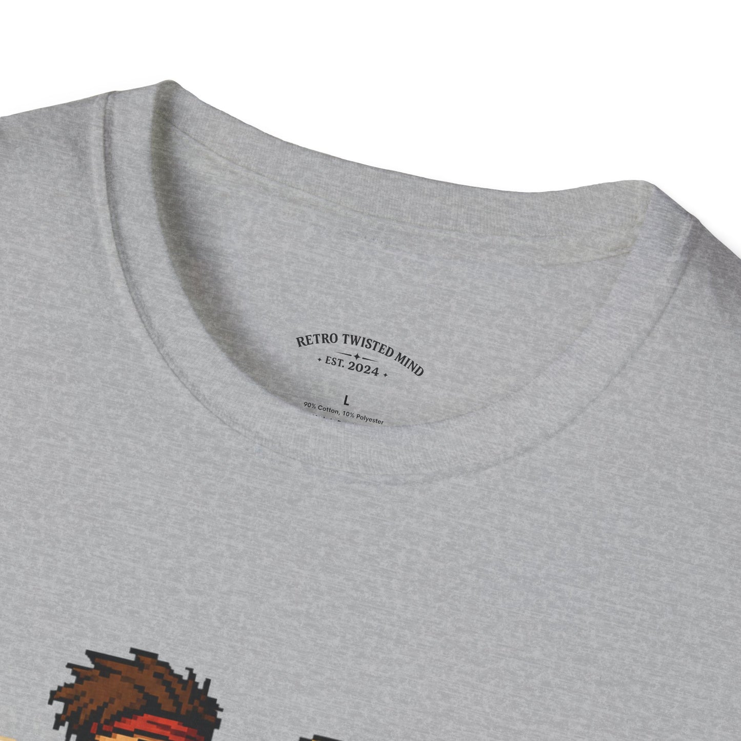 Retro Arcade Era T-Shirt — Pixel RPG Game Tribute