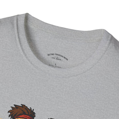 Retro Arcade Era T-Shirt — Pixel RPG Game Tribute