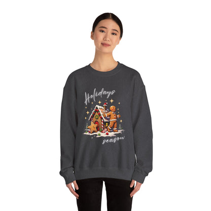 Holiday Season Gingerbread Crewneck Sweatshirt