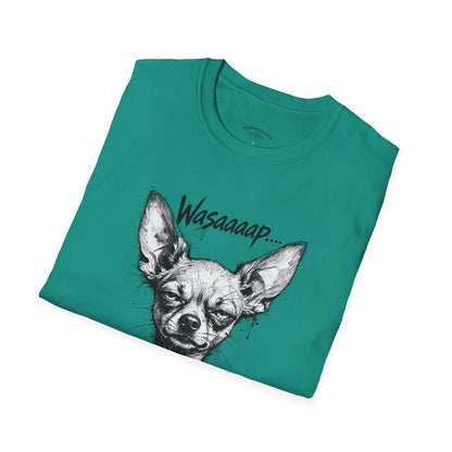Chihuahua 'Wasaaaap' Graphic T-Shirt — Funny Dog Tee for Pet Lovers