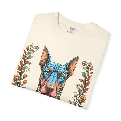 Unisex Pure Love Dog T-shirt - Vibrant Floral Design for Dog Lovers
