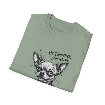 Chihuahua 'It's Five O'Clock Somewhere' T-Shirt