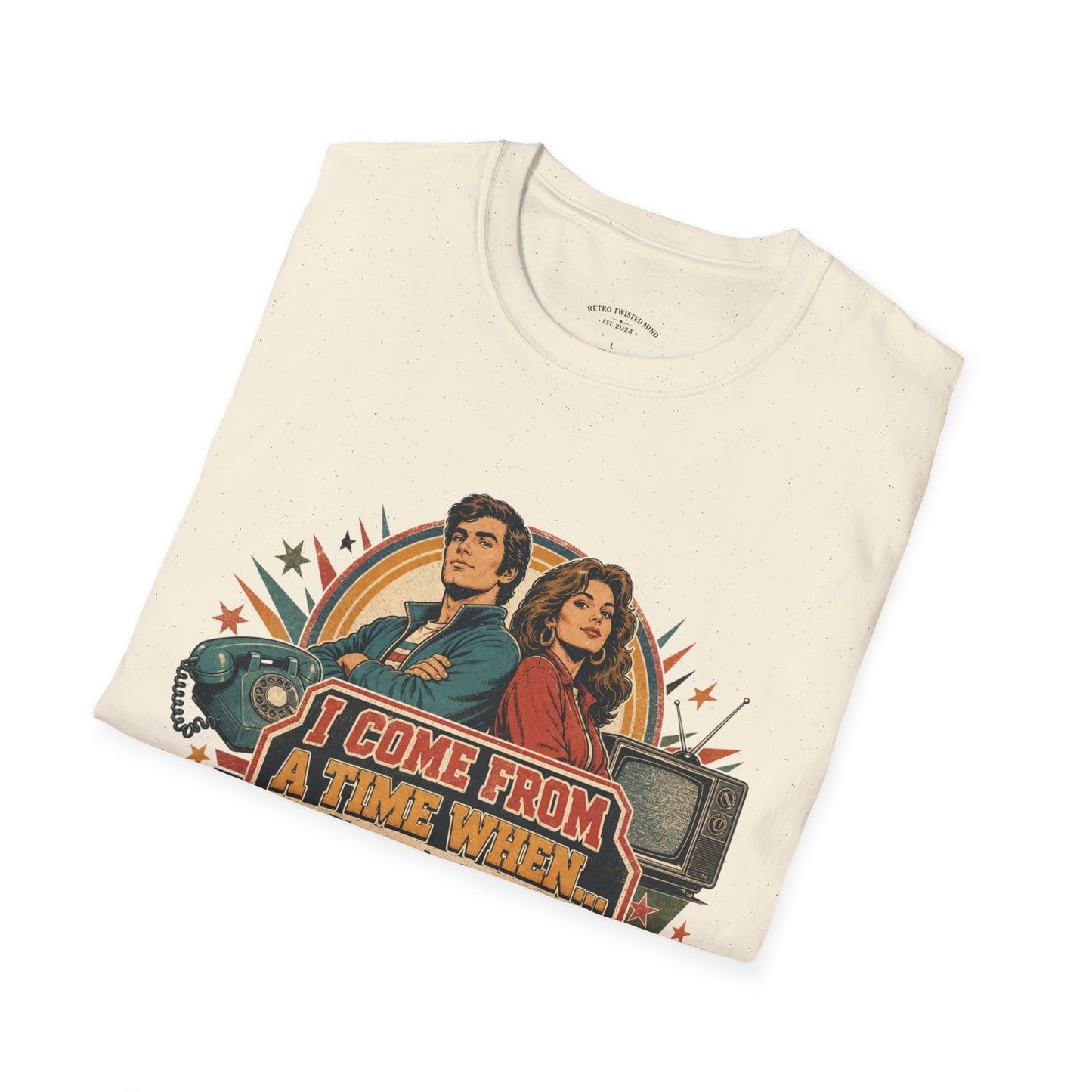 Vintage Road Trip T-Shirt — "I Come From A Time When" Retro Couple Graphic