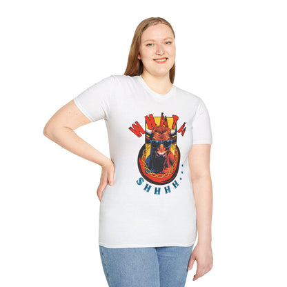 Funny Cow Graphic Unisex T-Shirt - 'Wata bull Shhhh...'