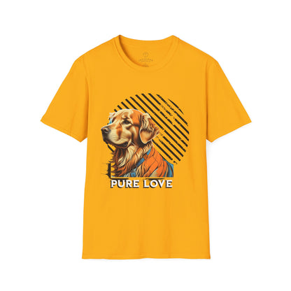 Pure Love Dog Unisex Softstyle T-Shirt - Perfect for Pet Lovers