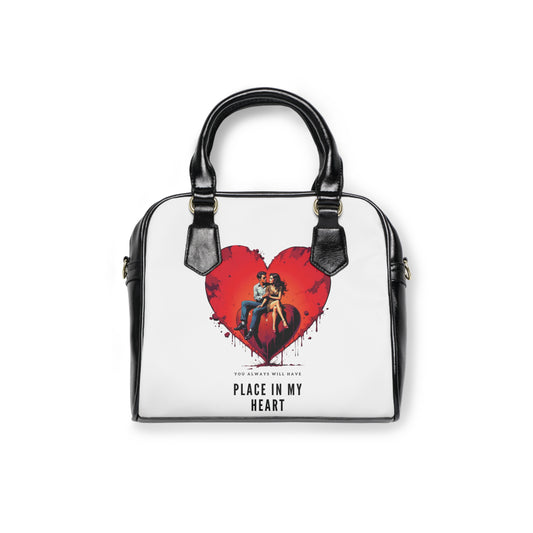 Heartfelt Shoulder Handbag - "Place in My Heart" Design