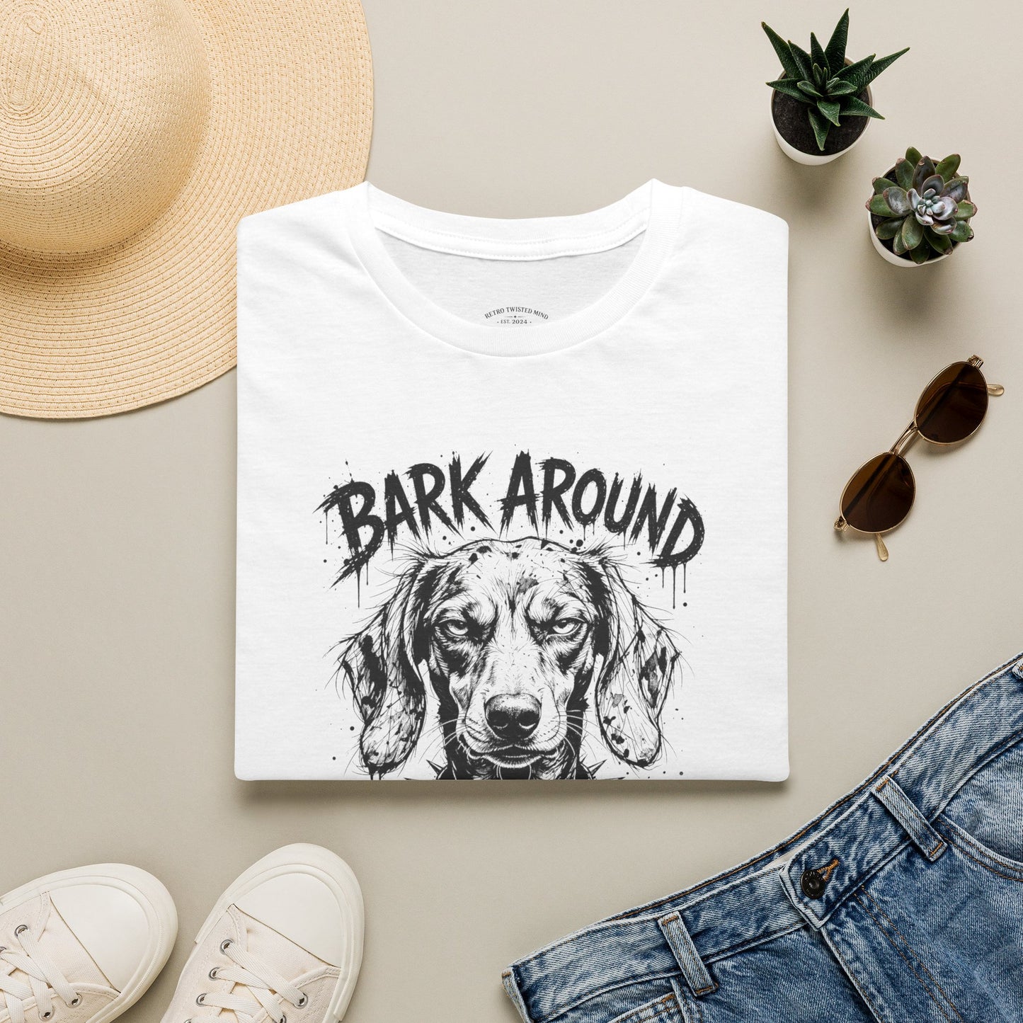 Bark Around and Find Out Dog T-Shirt