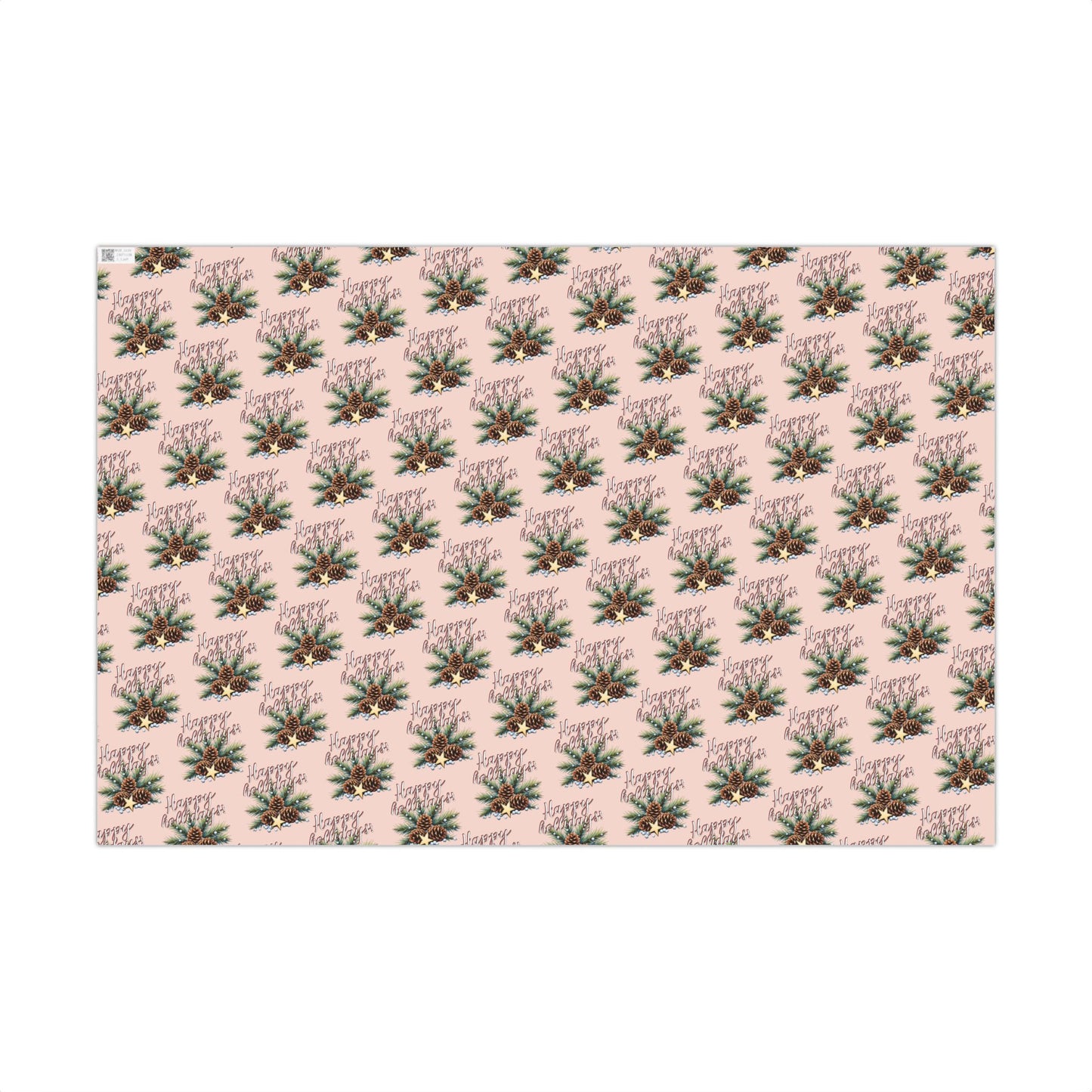 Cardinal & Pine Holiday Gift Wrap Paper