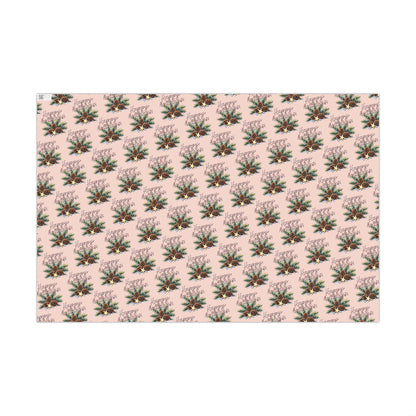 Cardinal & Pine Holiday Gift Wrap Paper