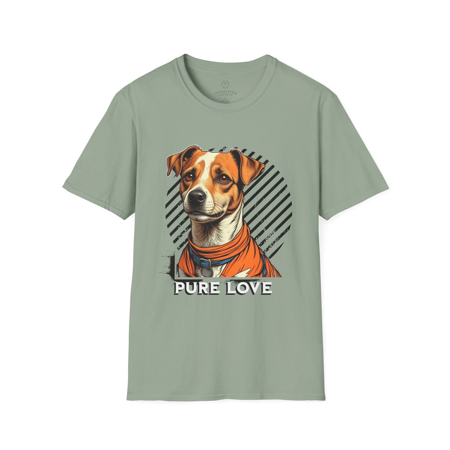 Pure Love Dog Graphic T-Shirt, Unisex Tee for Pet Lovers, Cute Canine Shirt, Gift for Dog Owners, Animal Rescue Apparel