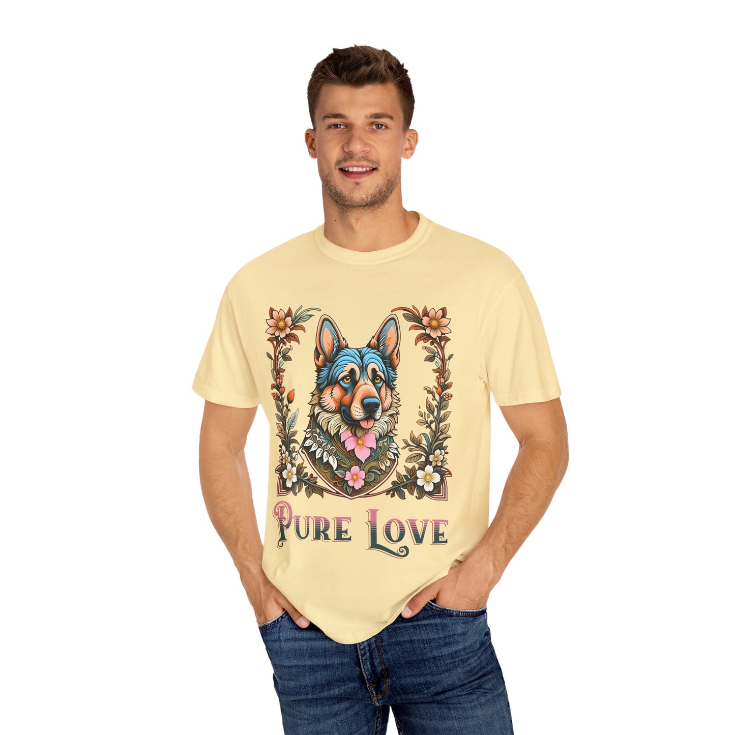 Pure Love Unisex T-Shirt - Dog Graphic Tee for Animal Lovers