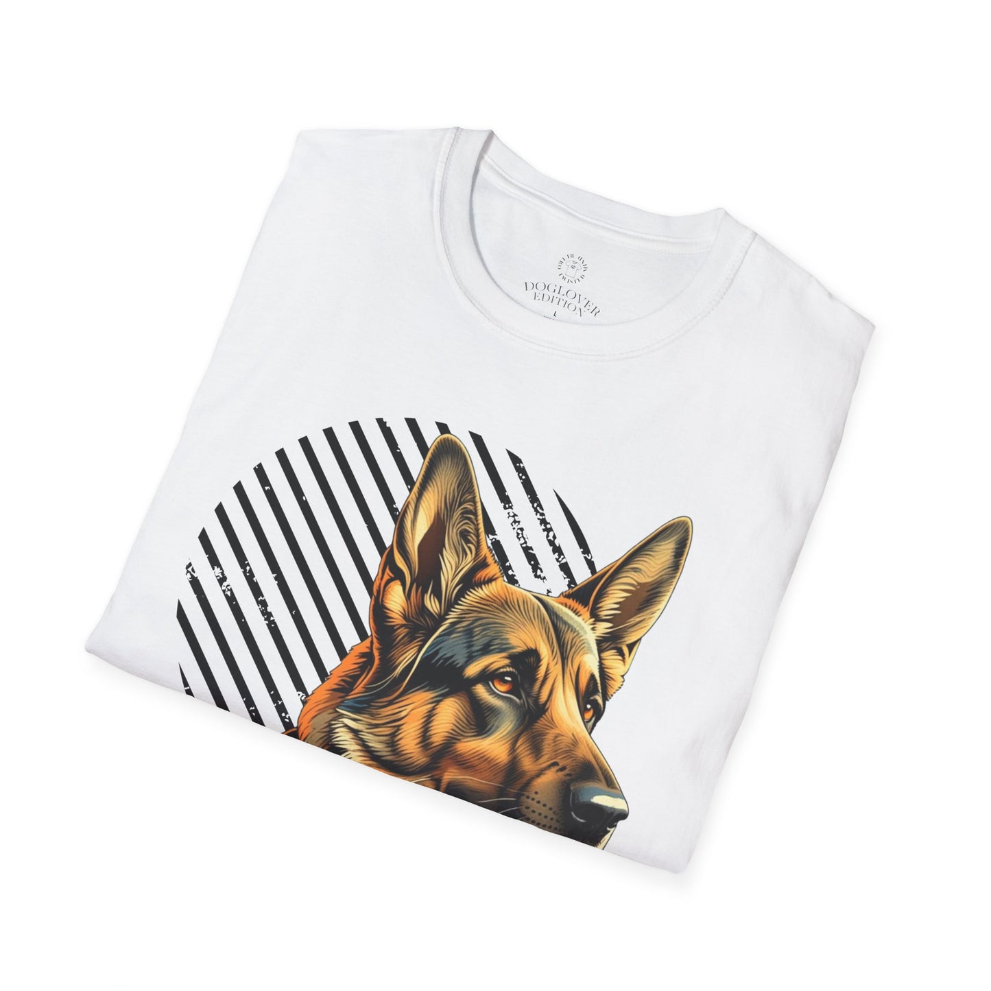 German Shepherd Pure Love Unisex Softstyle T-Shirt .dog