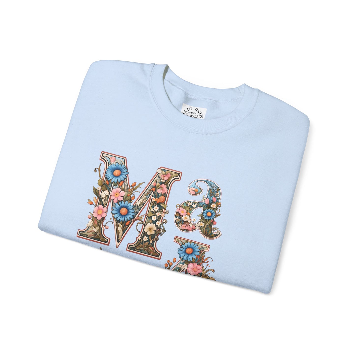 Unisex Heavy Blend™ Crewneck Sweatshirt,mother day gift, mama ,flower