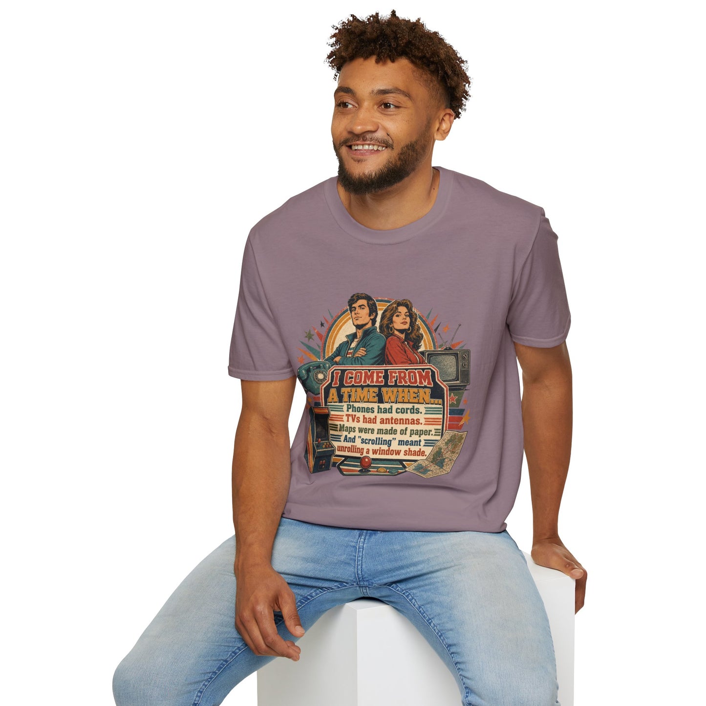 Vintage Road Trip T-Shirt — "I Come From A Time When" Retro Couple Graphic