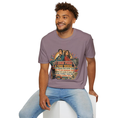 Vintage Road Trip T-Shirt — "I Come From A Time When" Retro Couple Graphic