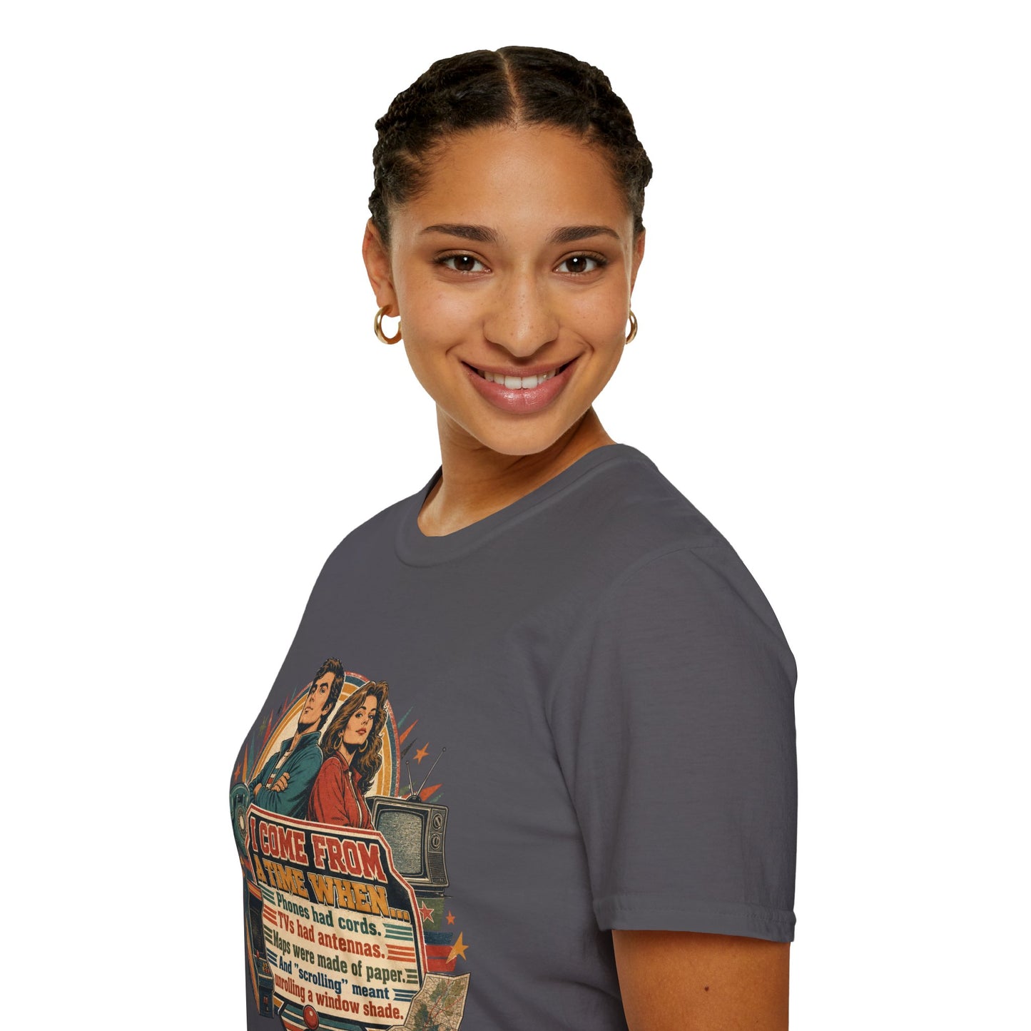Vintage Road Trip T-Shirt — "I Come From A Time When" Retro Couple Graphic