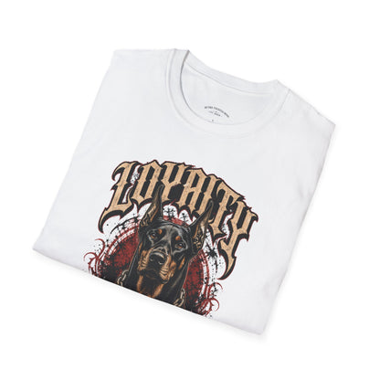 T-Shirt — Loyalty Over Everything Doberman Graphic Tee