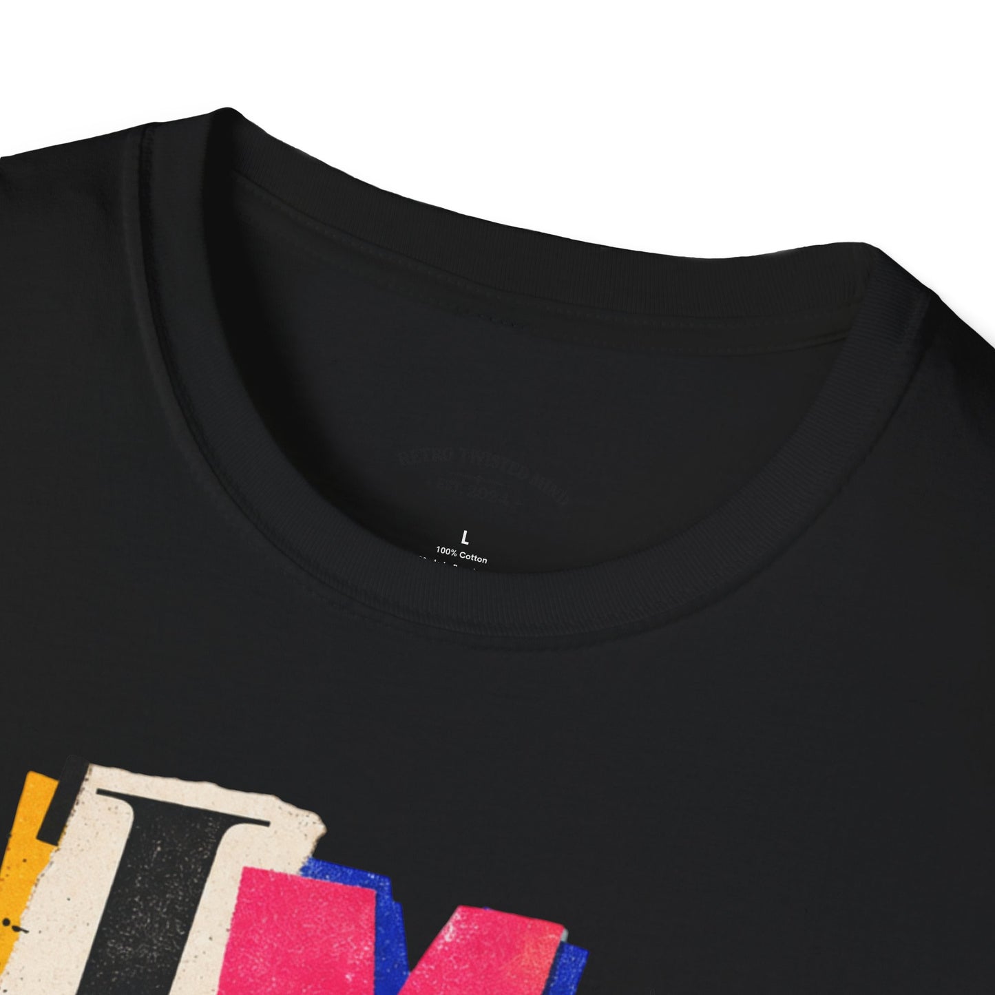 T-Shirt — "I'M FINE, THANK YOU" Retro Collage Graphic Tee