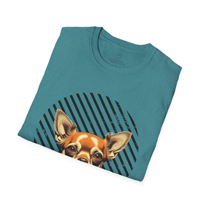 Dog Lover's Pure Love Unisex T-Shirt | Vibrant Orange Dog Design