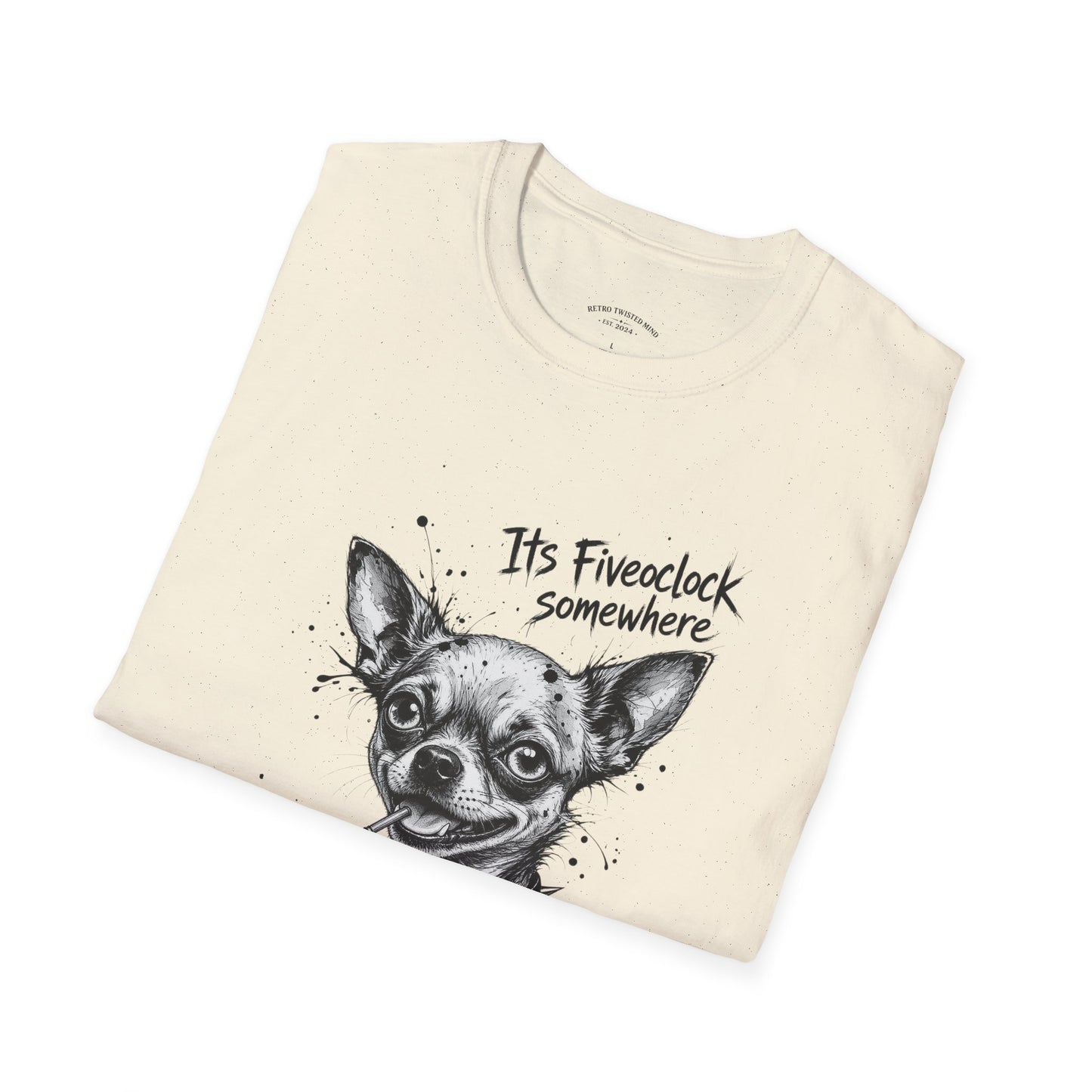 Chihuahua 'It's Five O'Clock Somewhere' T-Shirt