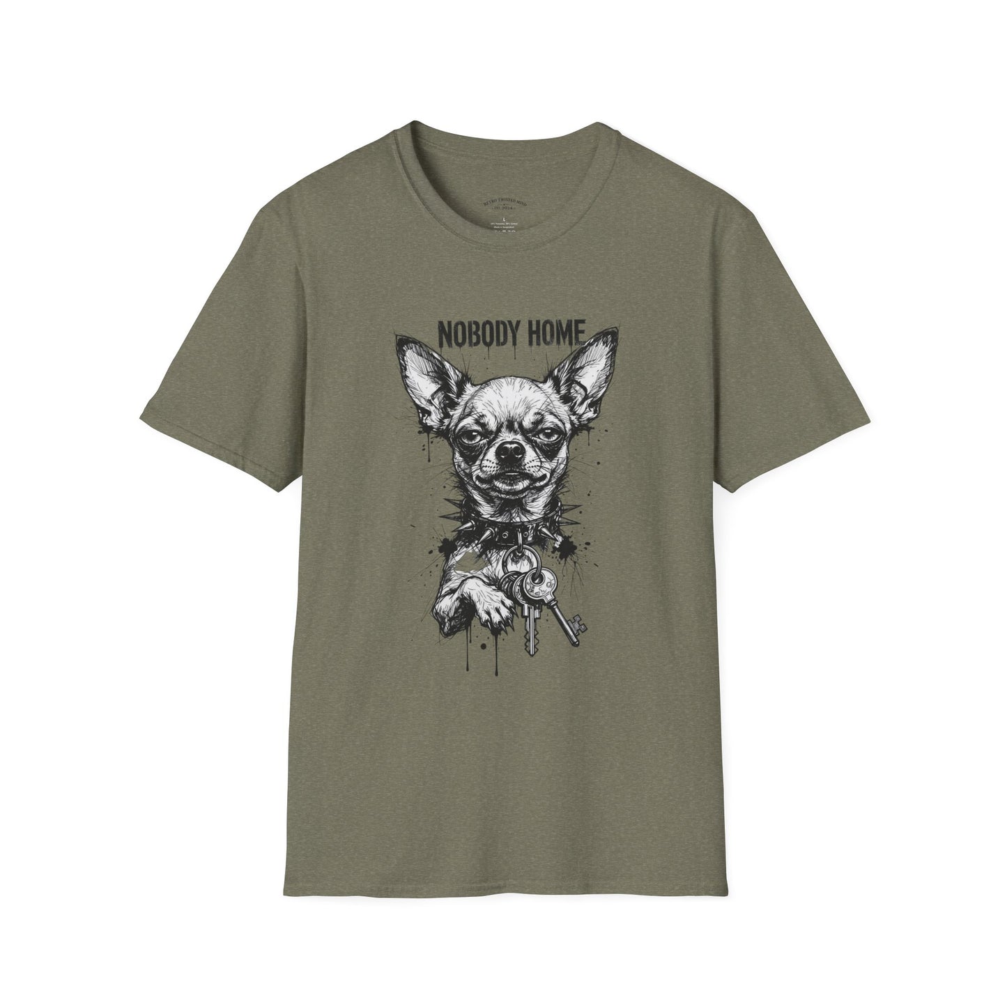 Chihuahua 'Nobody Home' Graphic T-Shirt