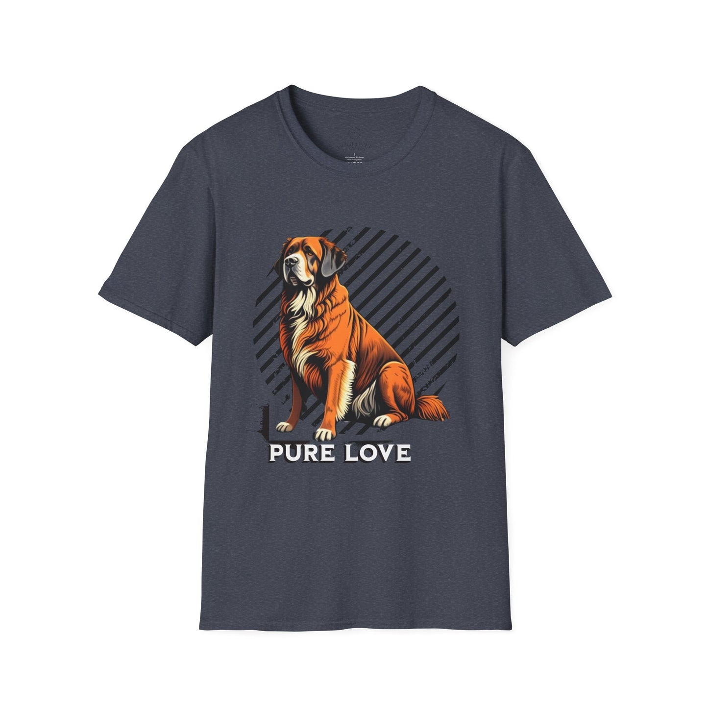 Pure Love Dog T-Shirt - Unisex Softstyle Pet Lover Tee