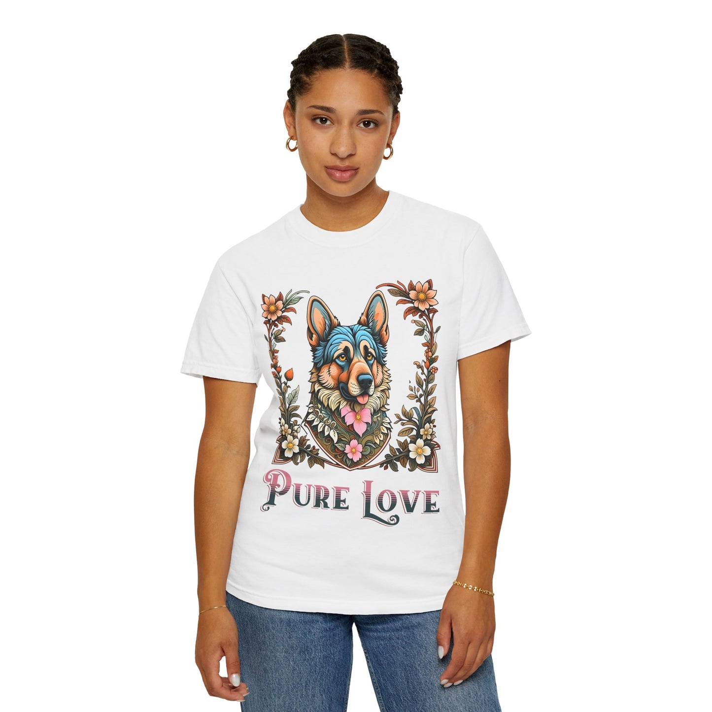 Pure Love Unisex T-Shirt - Dog Graphic Tee for Animal Lovers