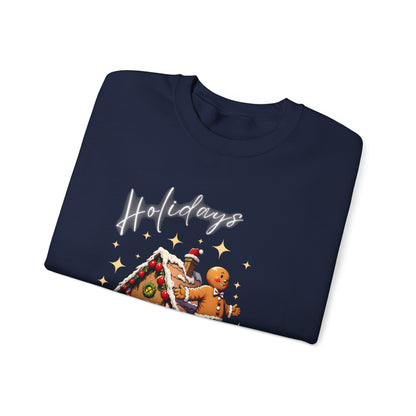 Holiday Season Gingerbread Crewneck Sweatshirt