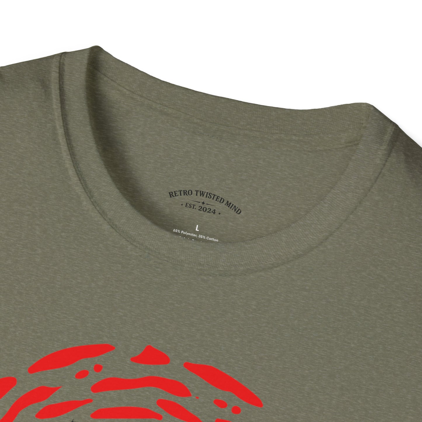 Doberman Graphic T-Shirt — Red Halo 'Bandit' Design