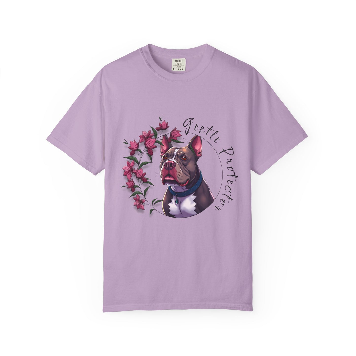 Gentle Protector Dog T-Shirt, Animal Lover Gift, Pet Memorial Tee, Casual Wear, Gift for Dog Owners, Nature T-Shirt