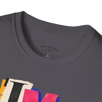 T-Shirt — "I'M FINE, THANK YOU" Retro Collage Graphic Tee